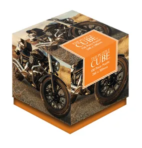 100 Piece Cube Jigsaw Puzzle Vintage Bike Roadside