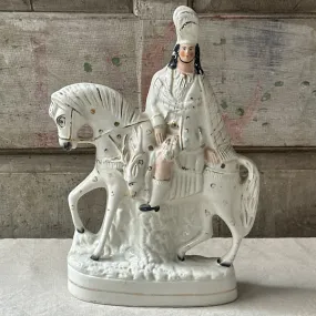 19th-century England Staffordshire Figure on Horseback