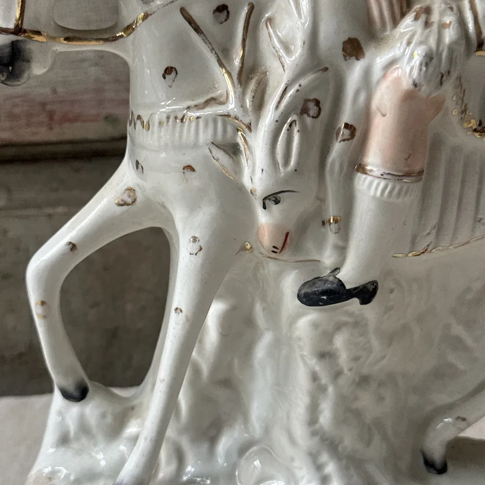 19th-century England Staffordshire Figure on Horseback