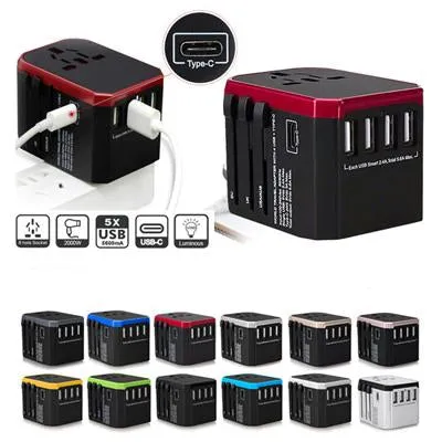 4 USB with Type-C Travel Adapter
