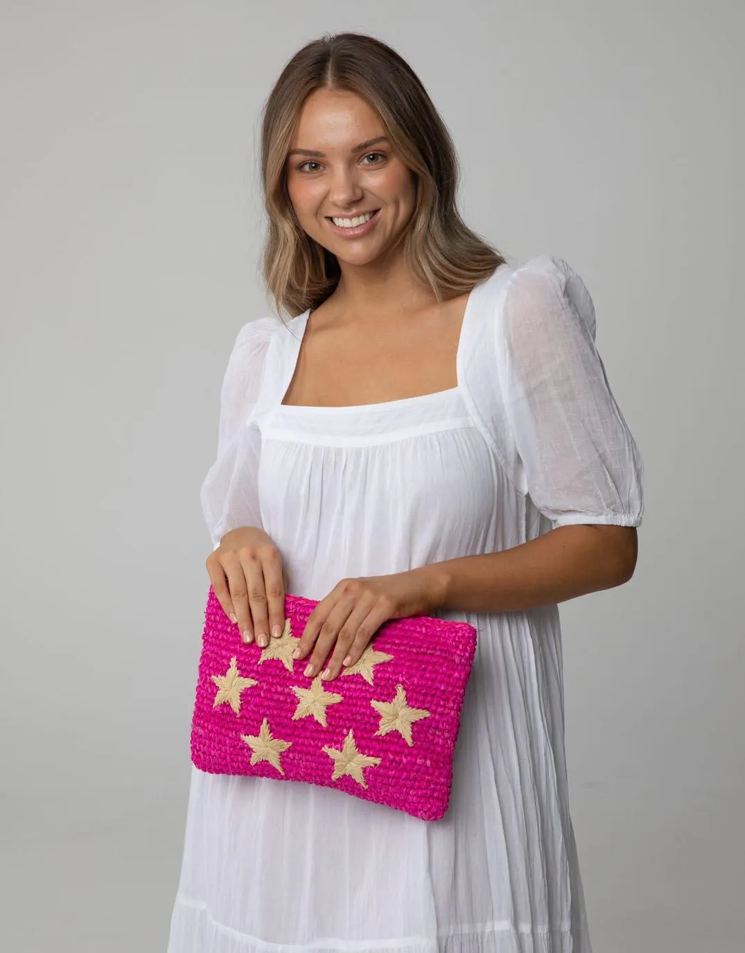 7 Star Clutch - Pink