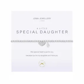 A Little 'Special Daughter' Bracelet | Silver Plated
