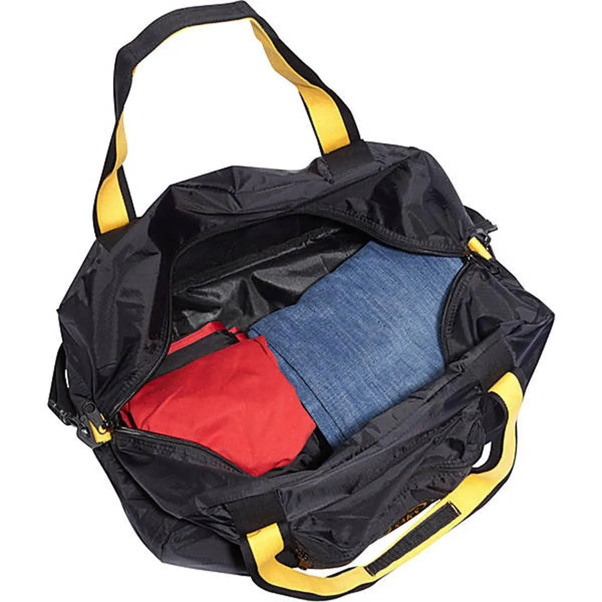 A. Saks 22” Folding 420D Nylon Duffel Bag with Storage Pouch