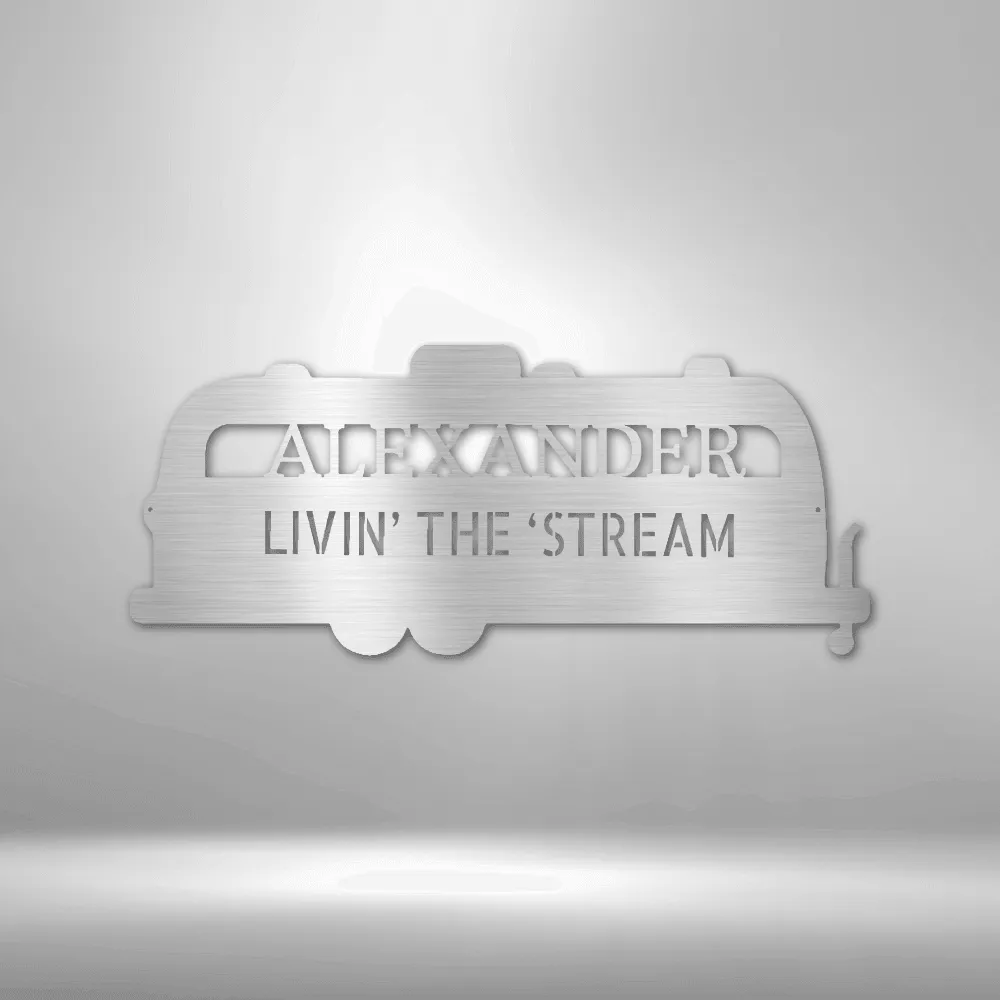 Airstream Monogram - Steel Sign