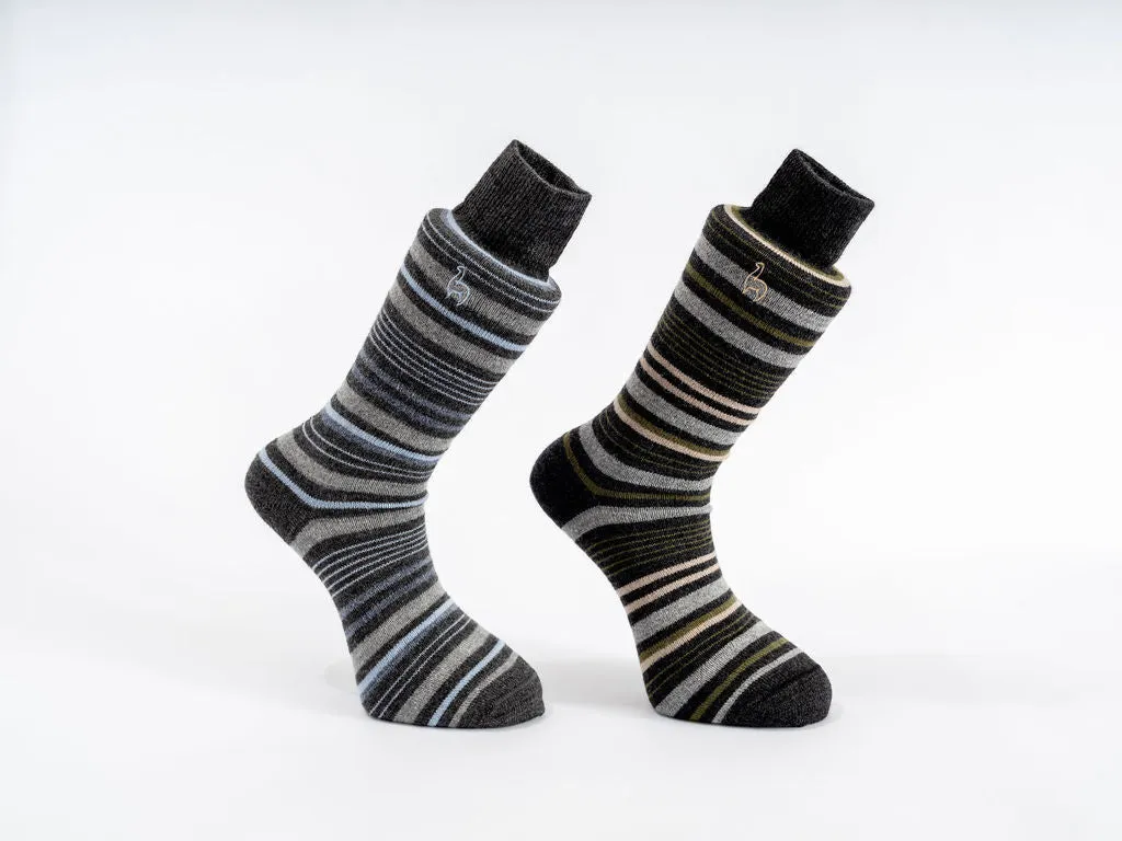 Alpaca Sock - Business-Dress Striped