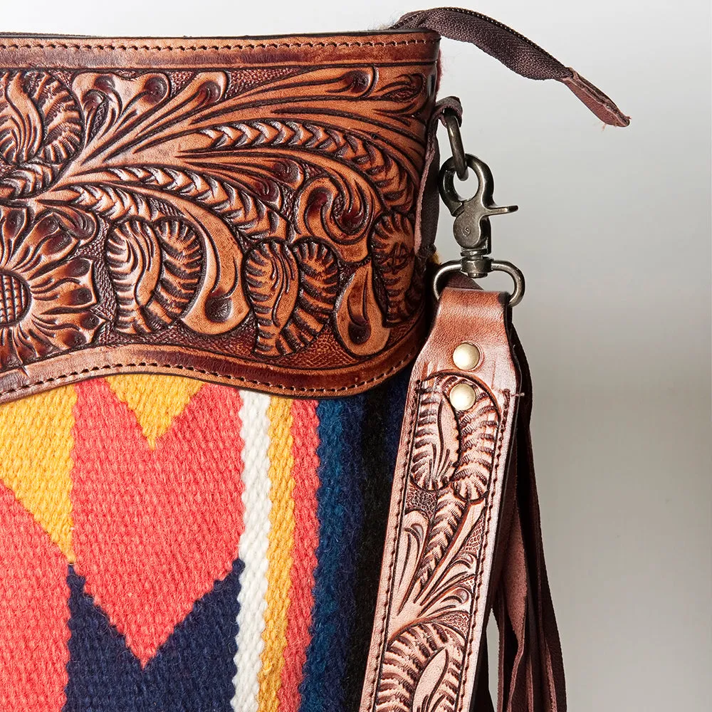 American Darling Sunset Saddle Blanket Fringe Crossbody