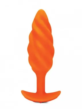 B-VIBE Zoe Ligon Collection Swirl Texture BUTT PLUG