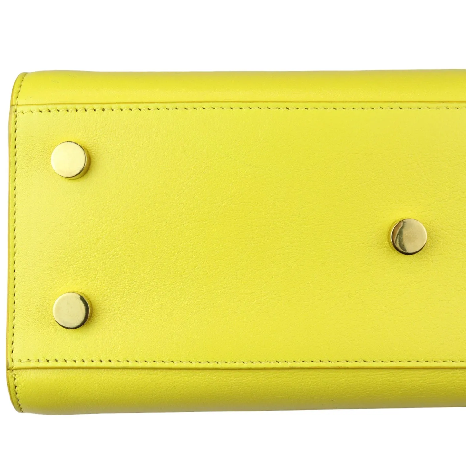 Baby Sac De Jour Calfskin Leather Yellow GHW
