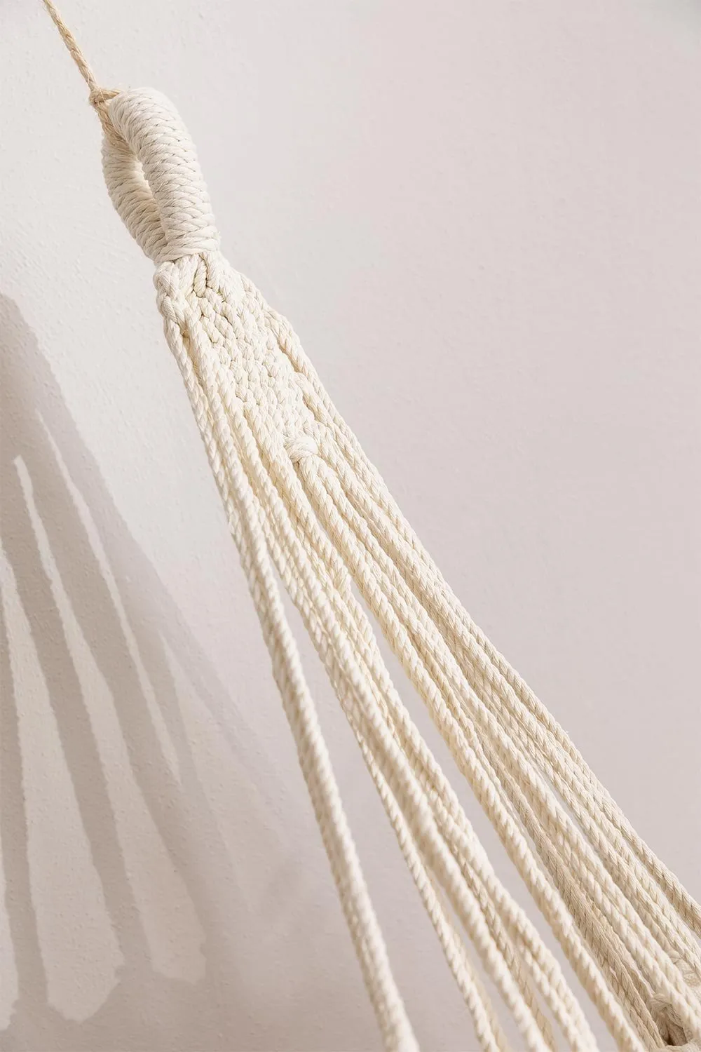 Beige Boho Fringe Hammock