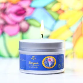 BONJOUR Hand Poured Soy Candle