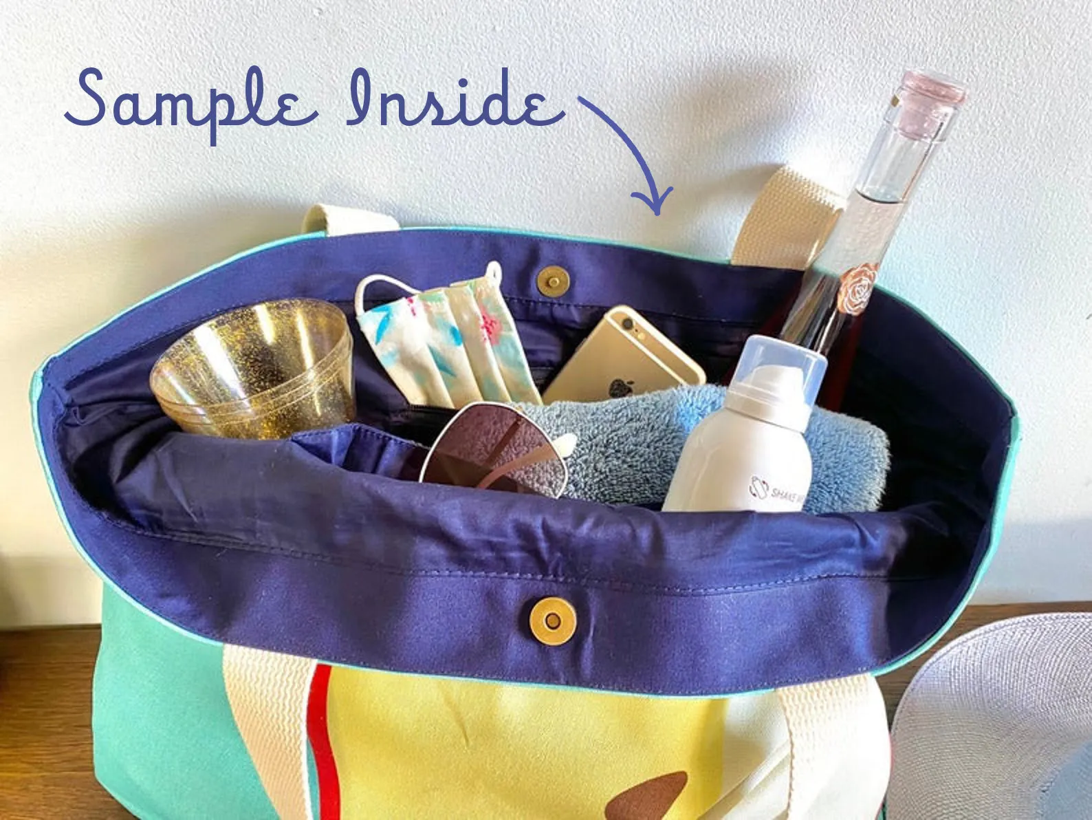 Bouquet oversized tote