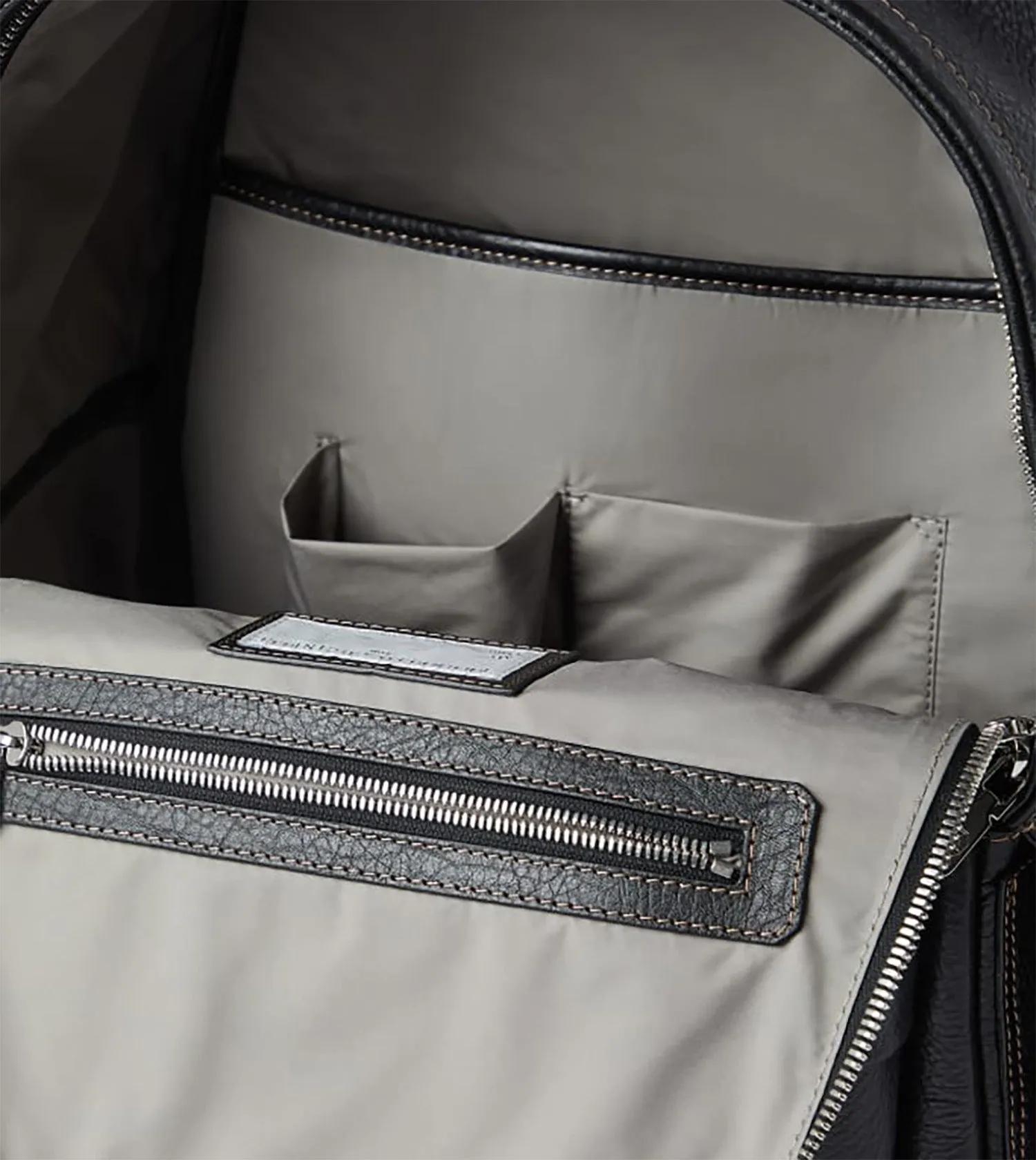 BRUNELLI CUCINELLI Leather Back Pack