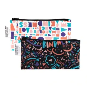 Bumkins Reusable Snack Bag - Twin Pack Channel/Elements of Kindness