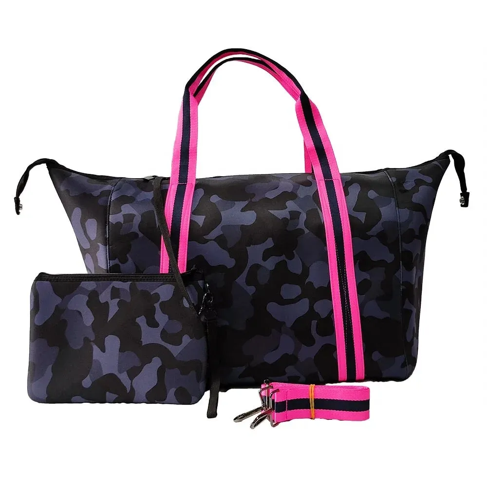 Camouflage Neoprene Duffel Bag - Assorted Colors