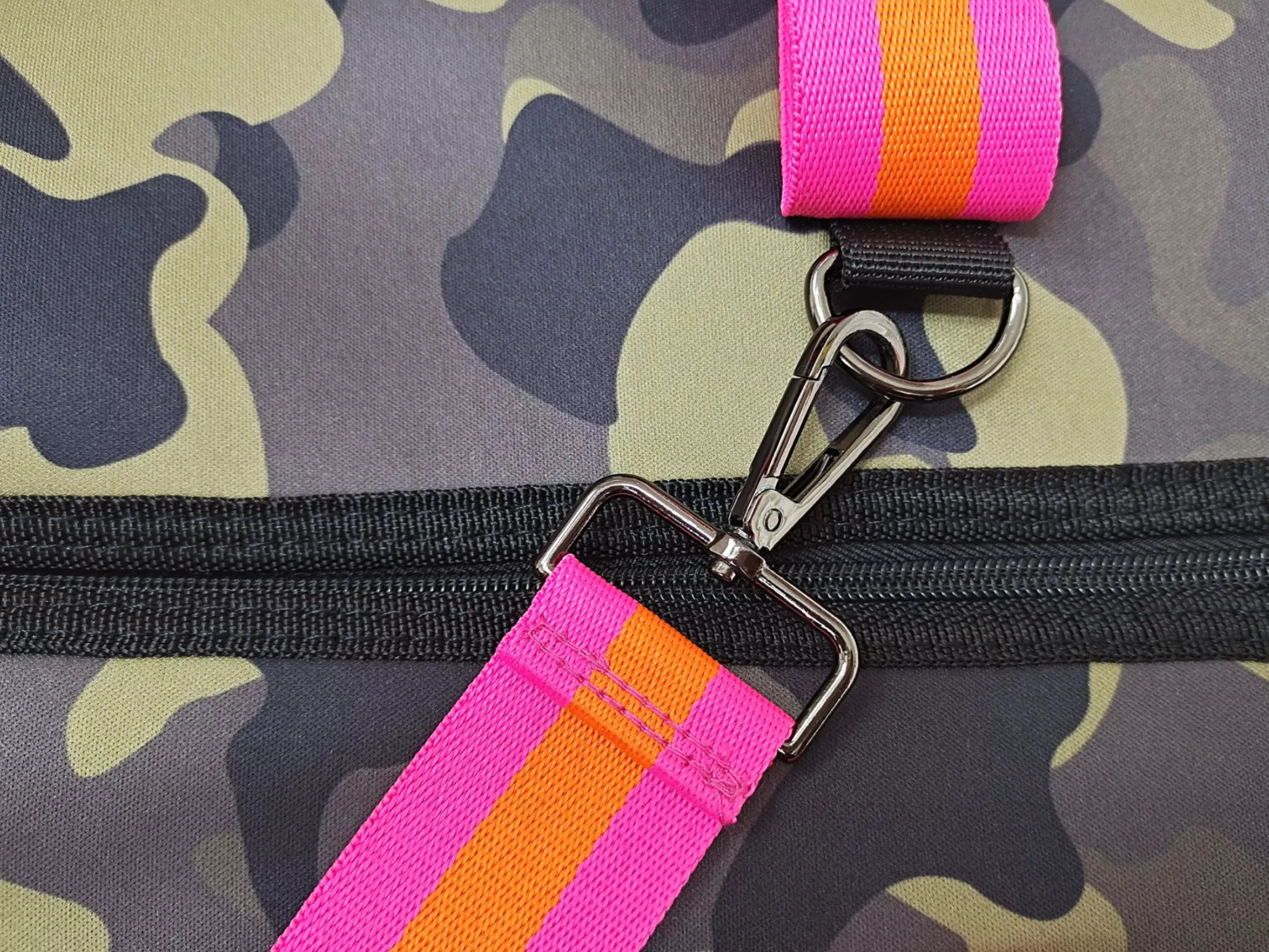 Camouflage Neoprene Duffel Bag - Assorted Colors