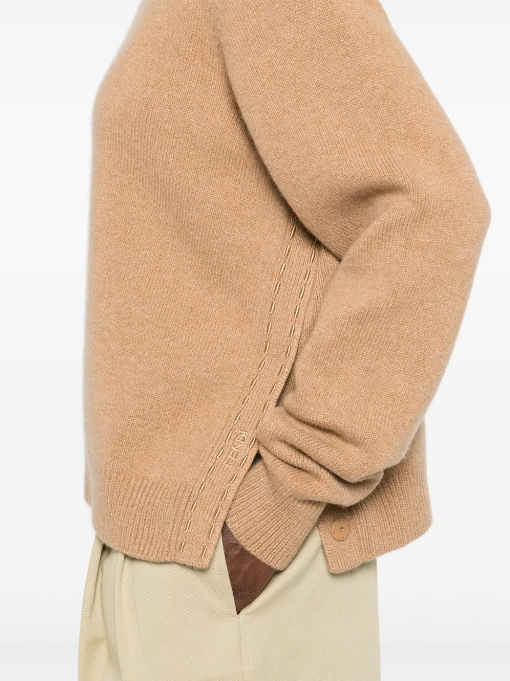 CASHMERE HIGH-NECK JUMPER