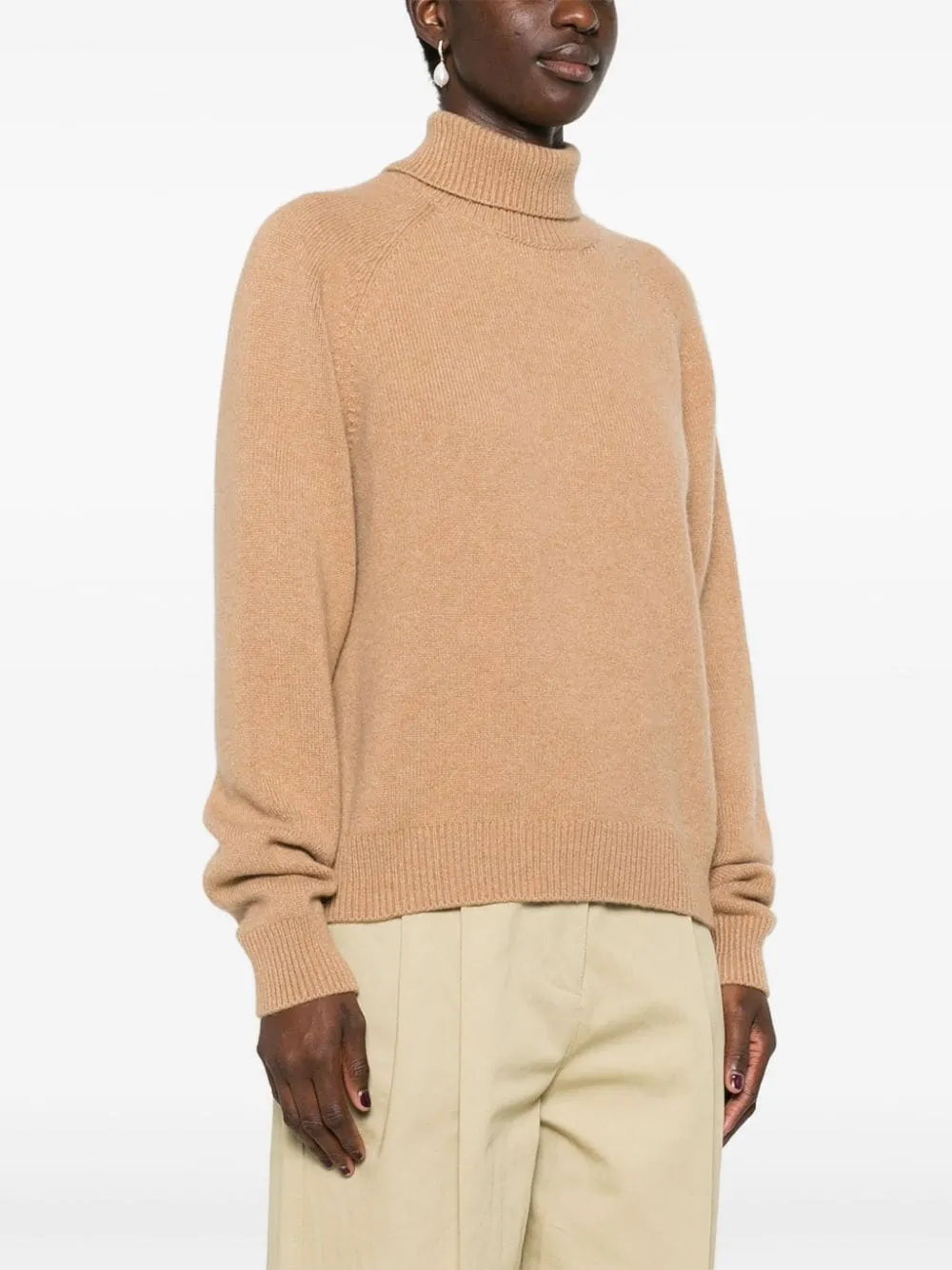 CASHMERE HIGH-NECK JUMPER