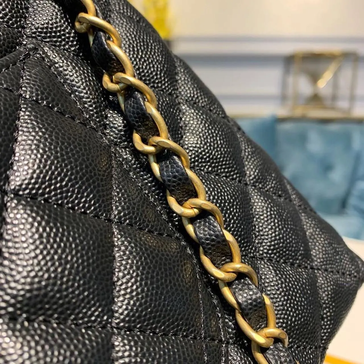 CHLLarge Flap Bag With Top Handle Black For Women, Women’s Handbags, Shoulder And Crossbody Bags 11in/28cm A92991