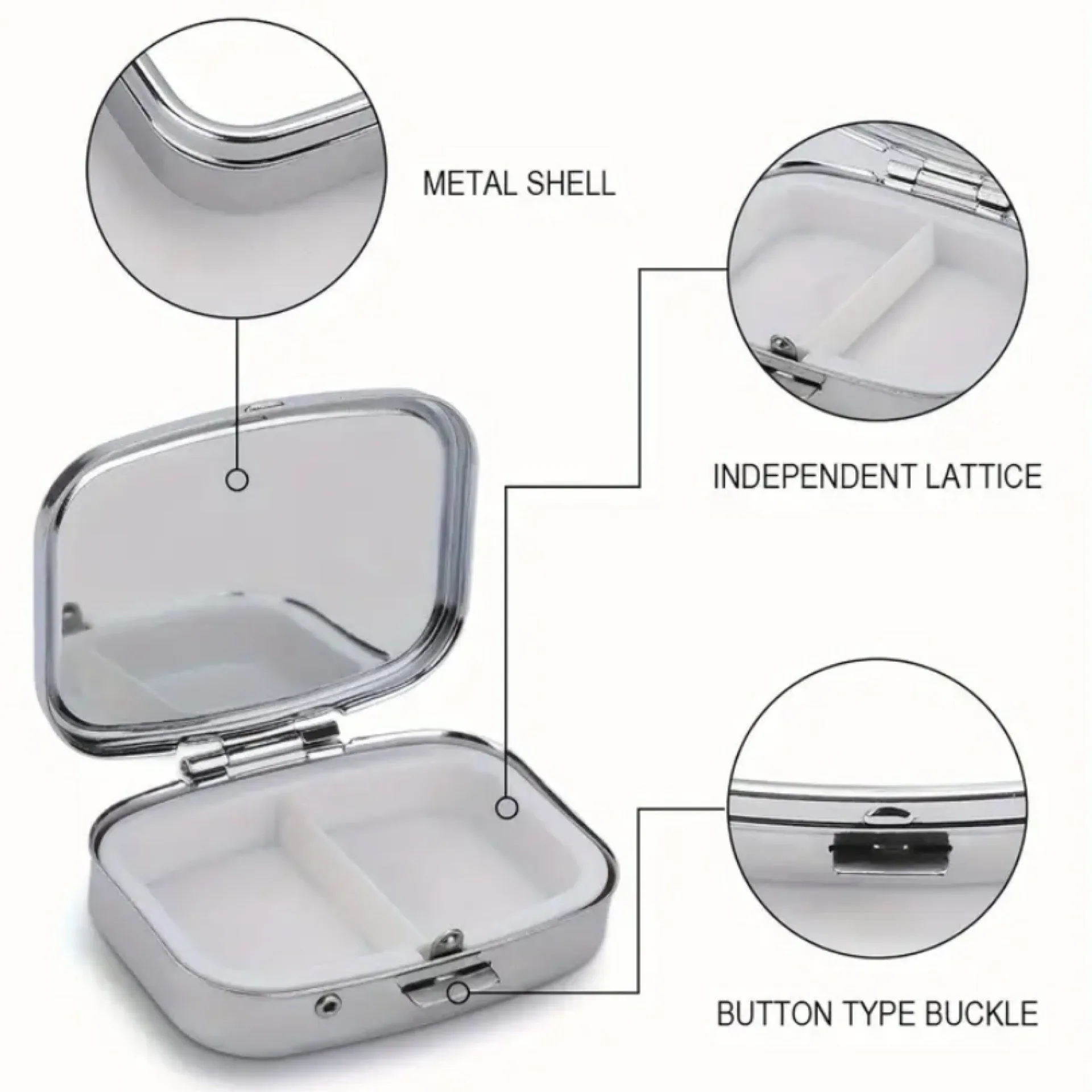 Colorful Dragonfly Pill Case Travel Container