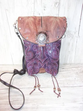 Cowboy Boot Crossbody Hipster Purse HP952
