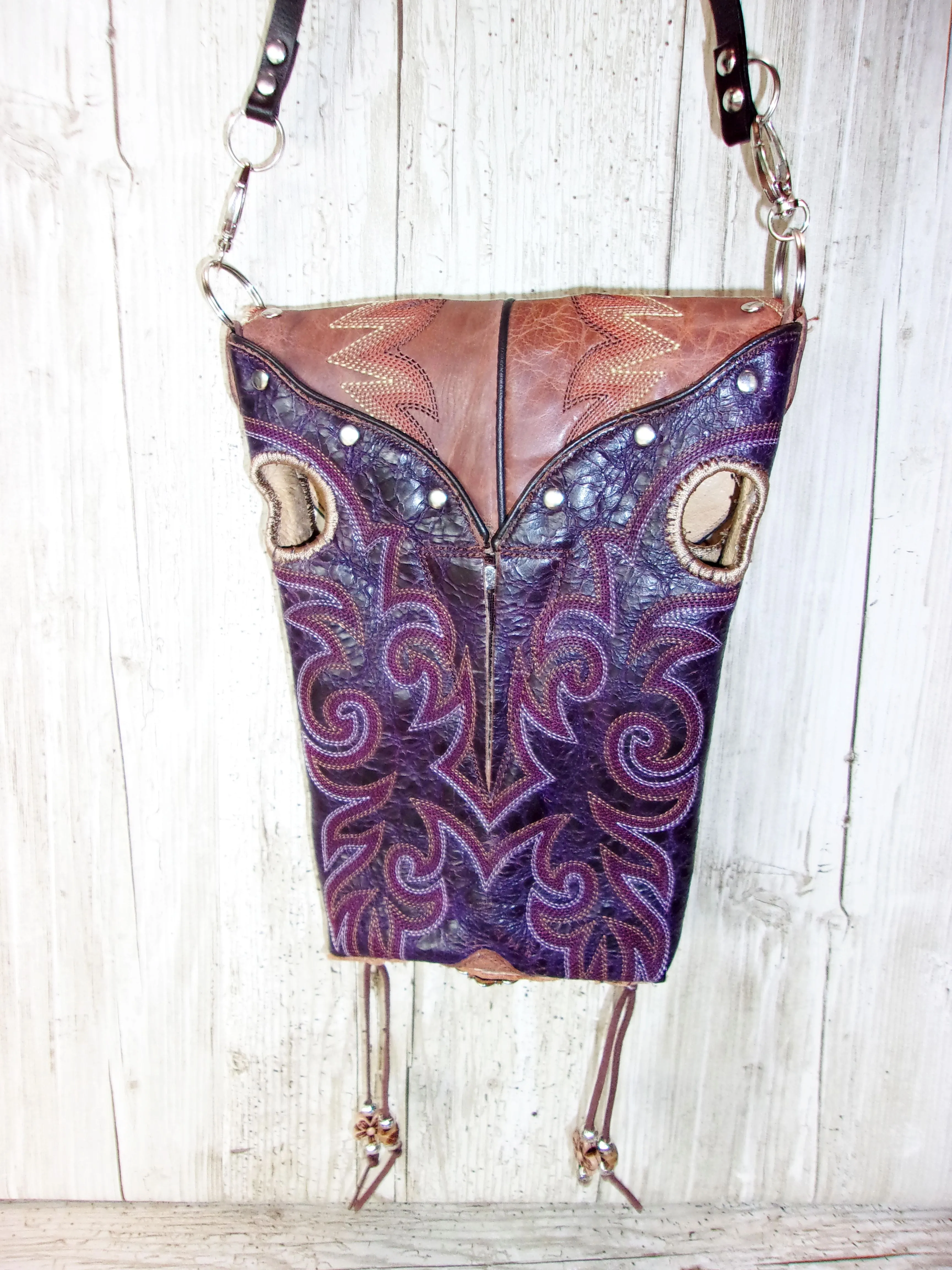 Cowboy Boot Crossbody Hipster Purse HP952
