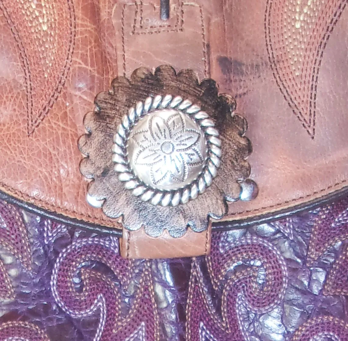 Cowboy Boot Crossbody Hipster Purse HP952