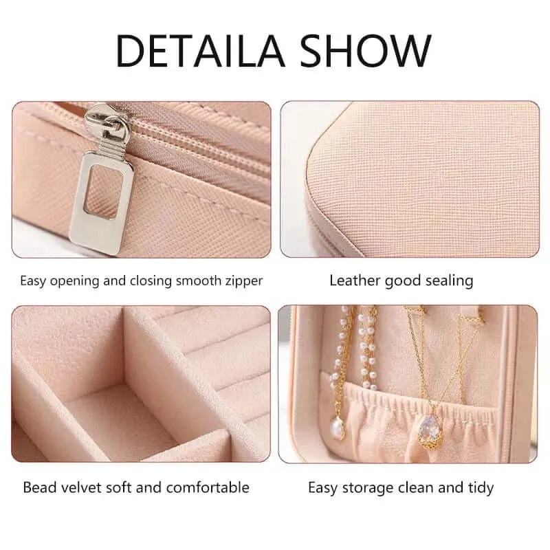 Custom Jewelry Box Personalized Travel Jewelry Case for Bridesmaid