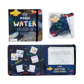 Deep Sea Water Magic Pen & Color-In Cards