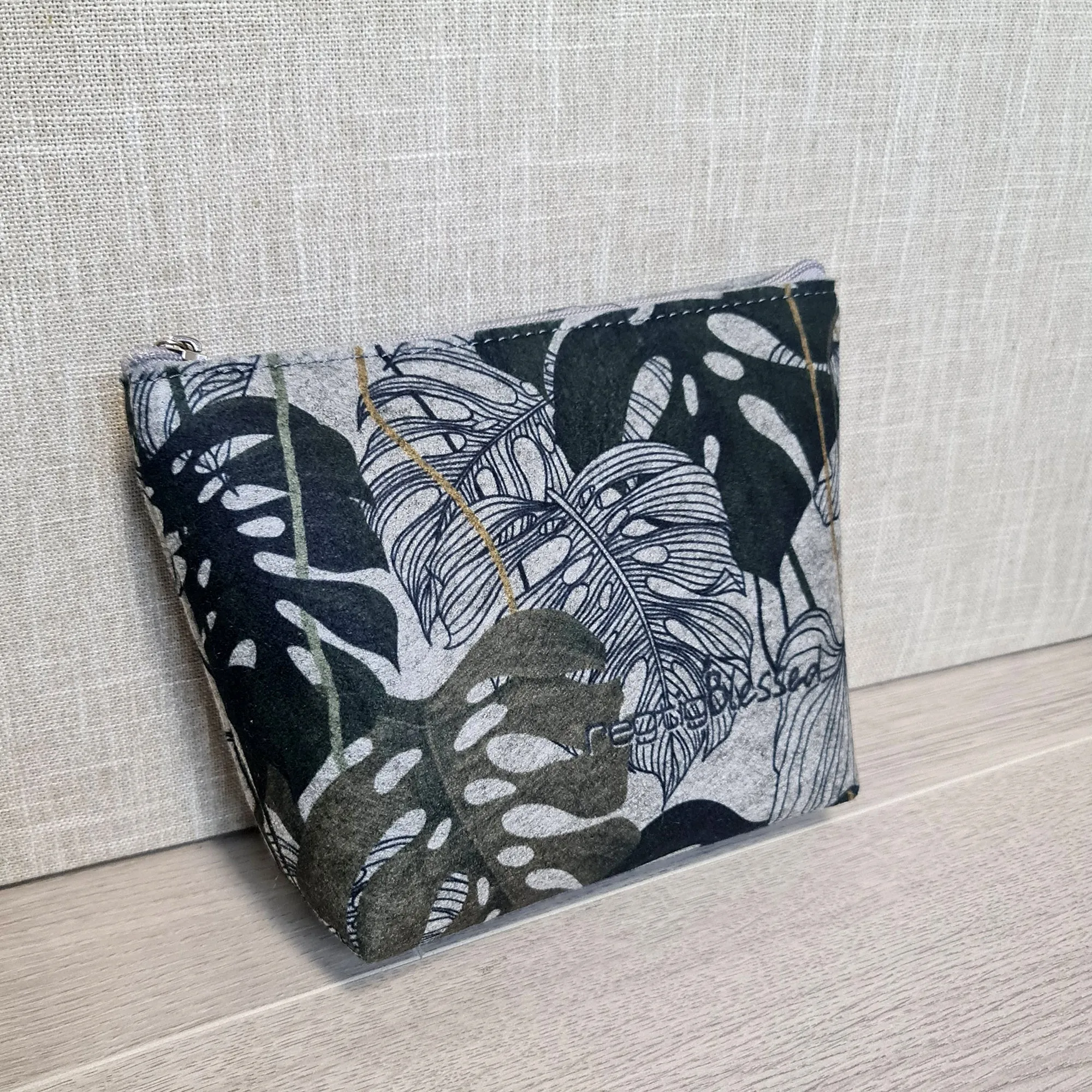 Delicious Monster - Recycled Felt Cosmetic Bag