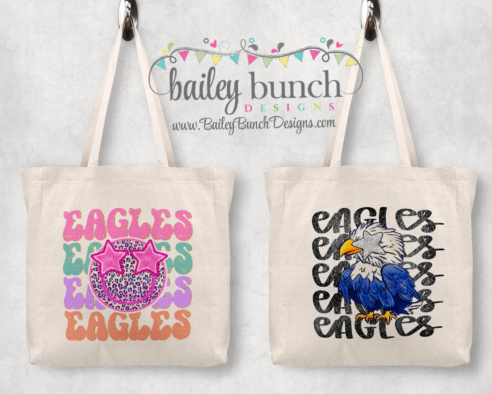 Eagles School Team Spirit Tote Bag TOTEAGLESB0520