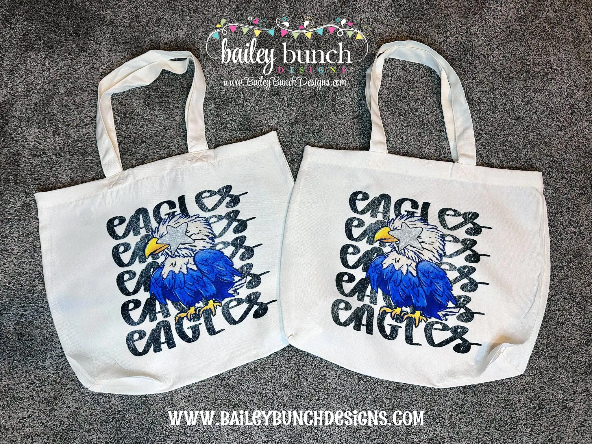 Eagles School Team Spirit Tote Bag TOTEAGLESB0520