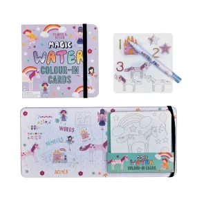 Fairy Unicorn Water Magic Pen & Color-In Cards