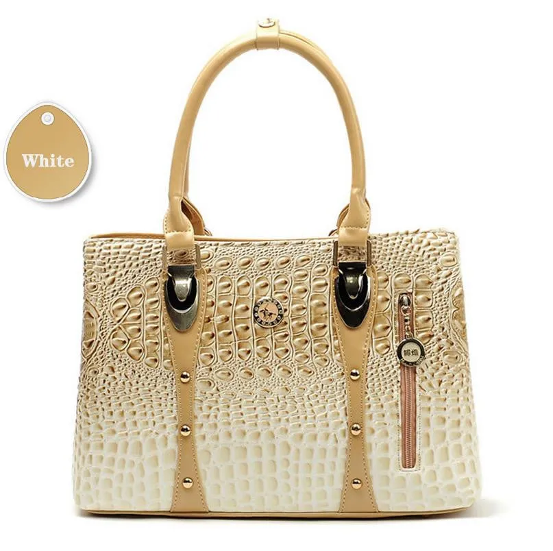Fashion Women Handbags Crocodile Designer Bags Handbag For Women Famous Brand 2016 Bolsos Feminina Women Leather Handbags