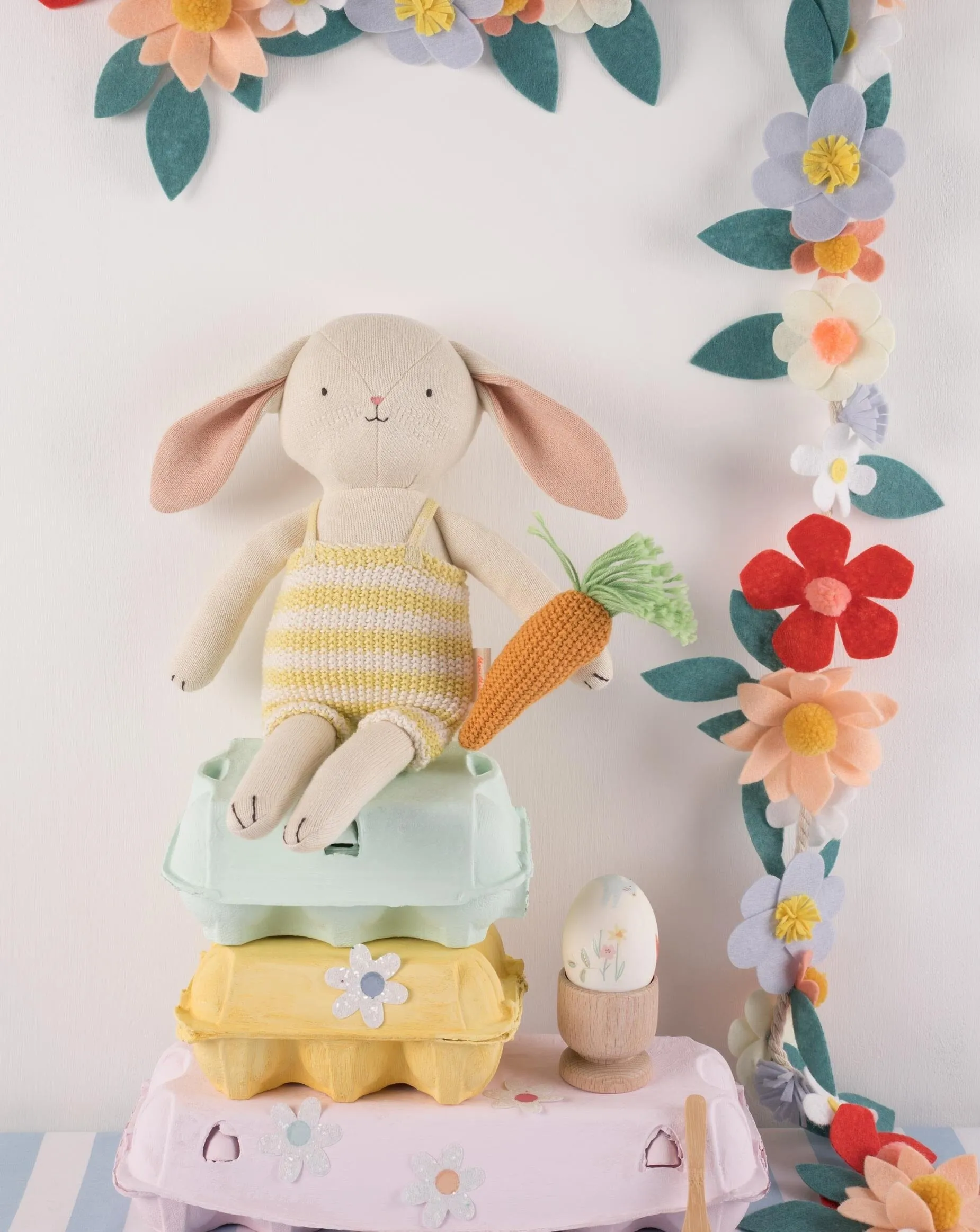 Felt Flower Garland