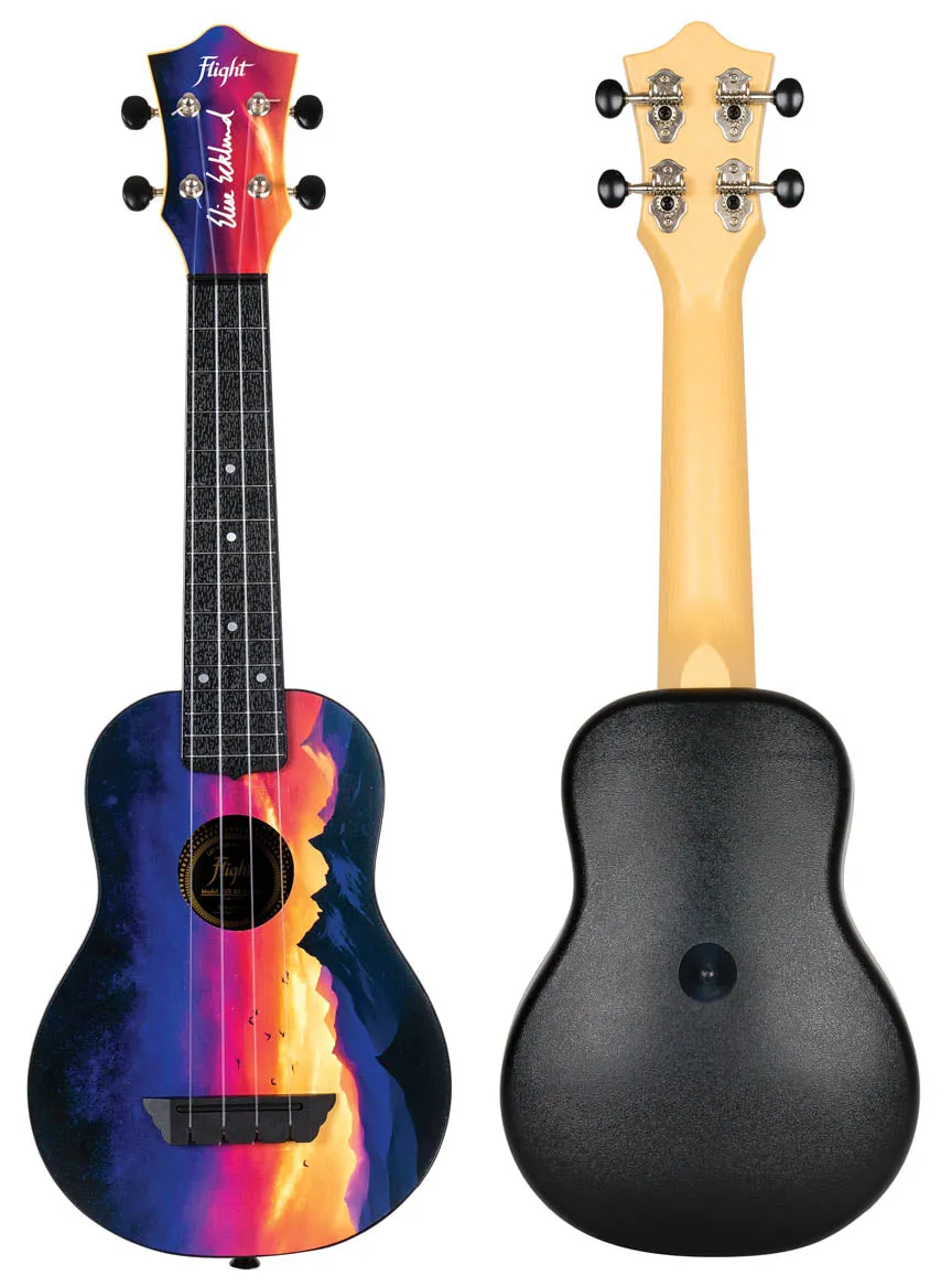Flight Elise Ecklund Sunset Travel Ukulele Bundle