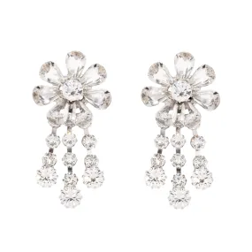 Frances Earrings in Crystal