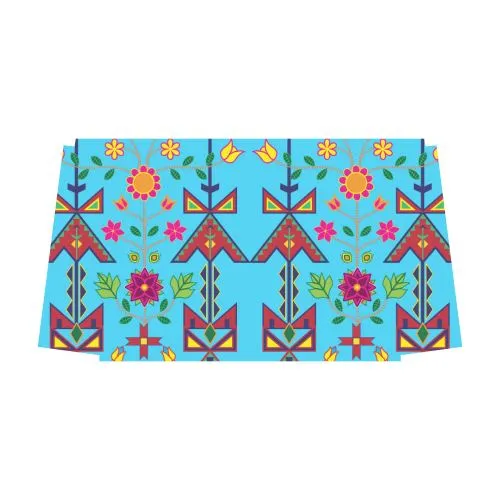 Geometric Floral Spring-Sky Blue Classic Travel Bag