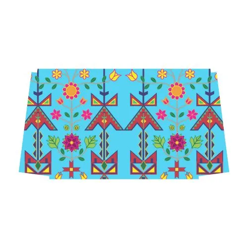 Geometric Floral Spring-Sky Blue Classic Travel Bag