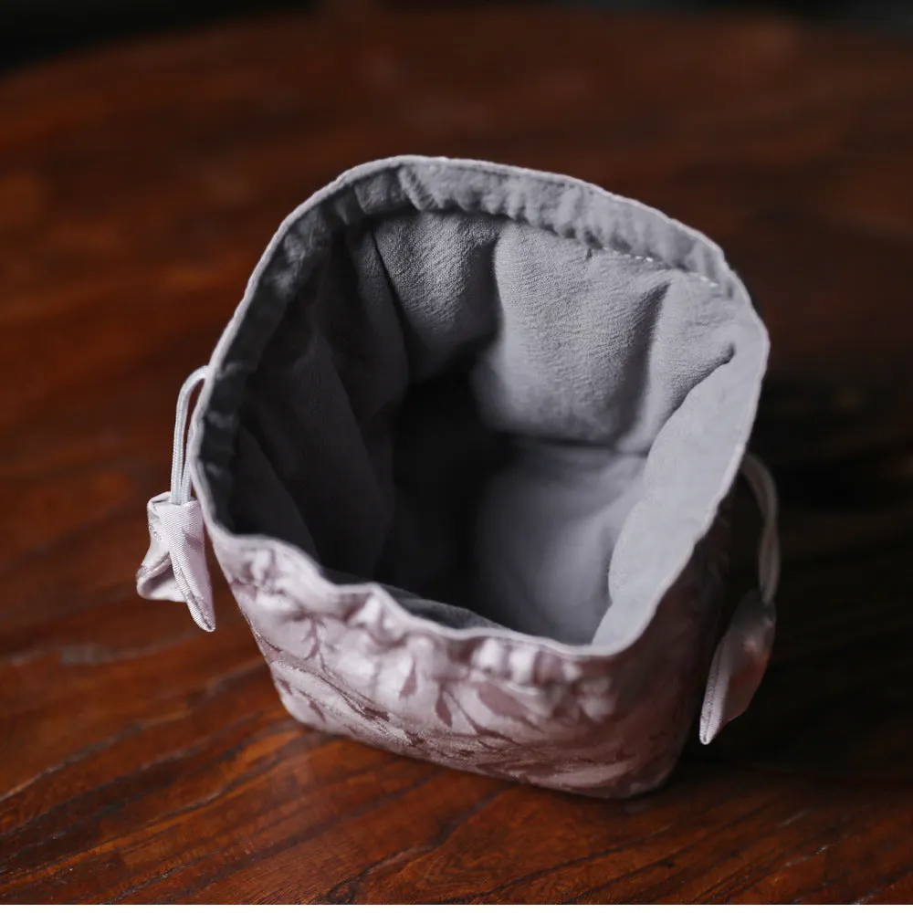 Gohobi Blue and Pink Teaware Storage Travel Bag