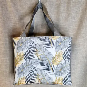 Golden Yellow Palms - Recycled Felt Shopper Bag