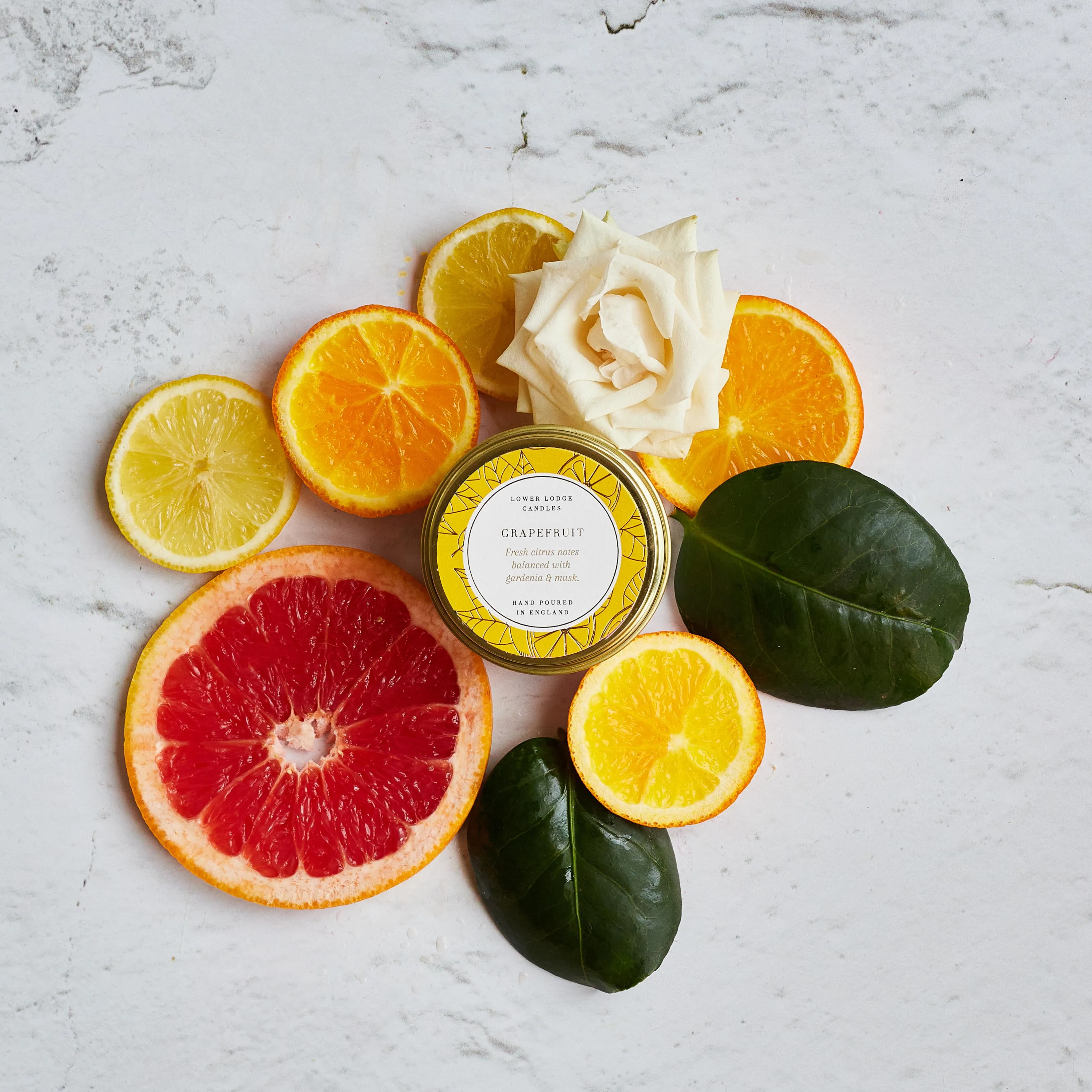 Grapefruit Scented Tin Candle