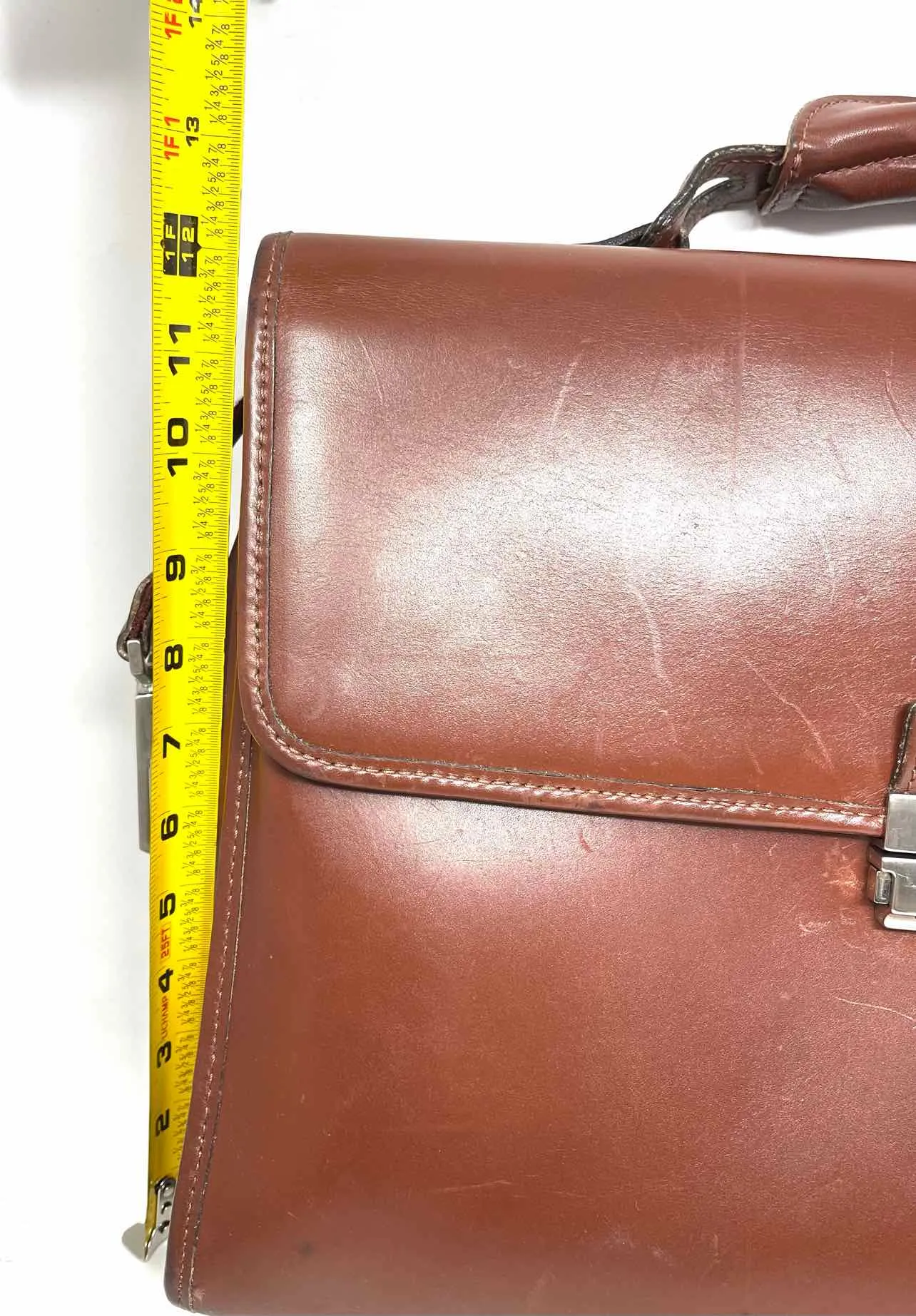 Hartmann Brown Leather Vintage Luggage Briefcase