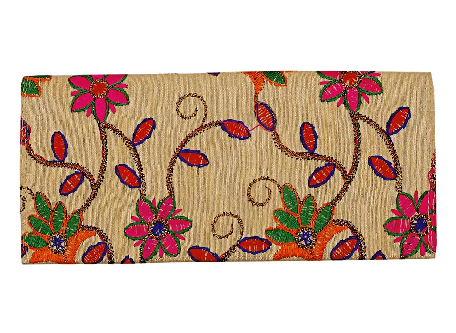 Heart Home Embroidery Premium Shagun Gift Envelopes for Weddings & Special Occasion-Pack of 6 (Cream)