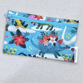 Holiday Dino Reusable Snack Bag
