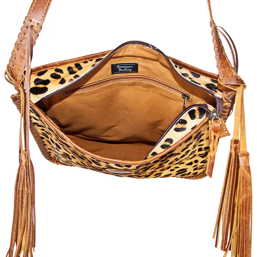 Hunted Down Leopard Hide & Leather Bucket Bag