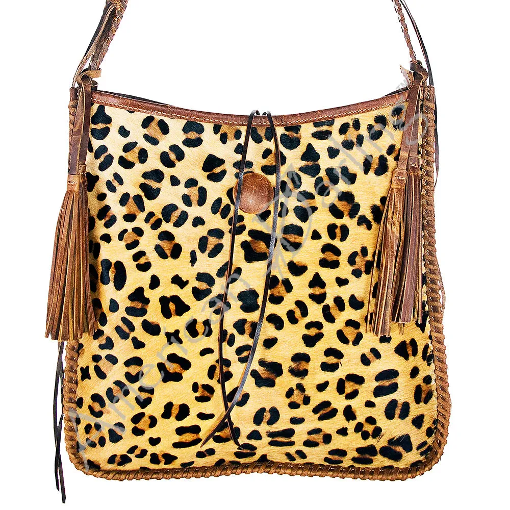 Hunted Down Leopard Hide & Leather Bucket Bag