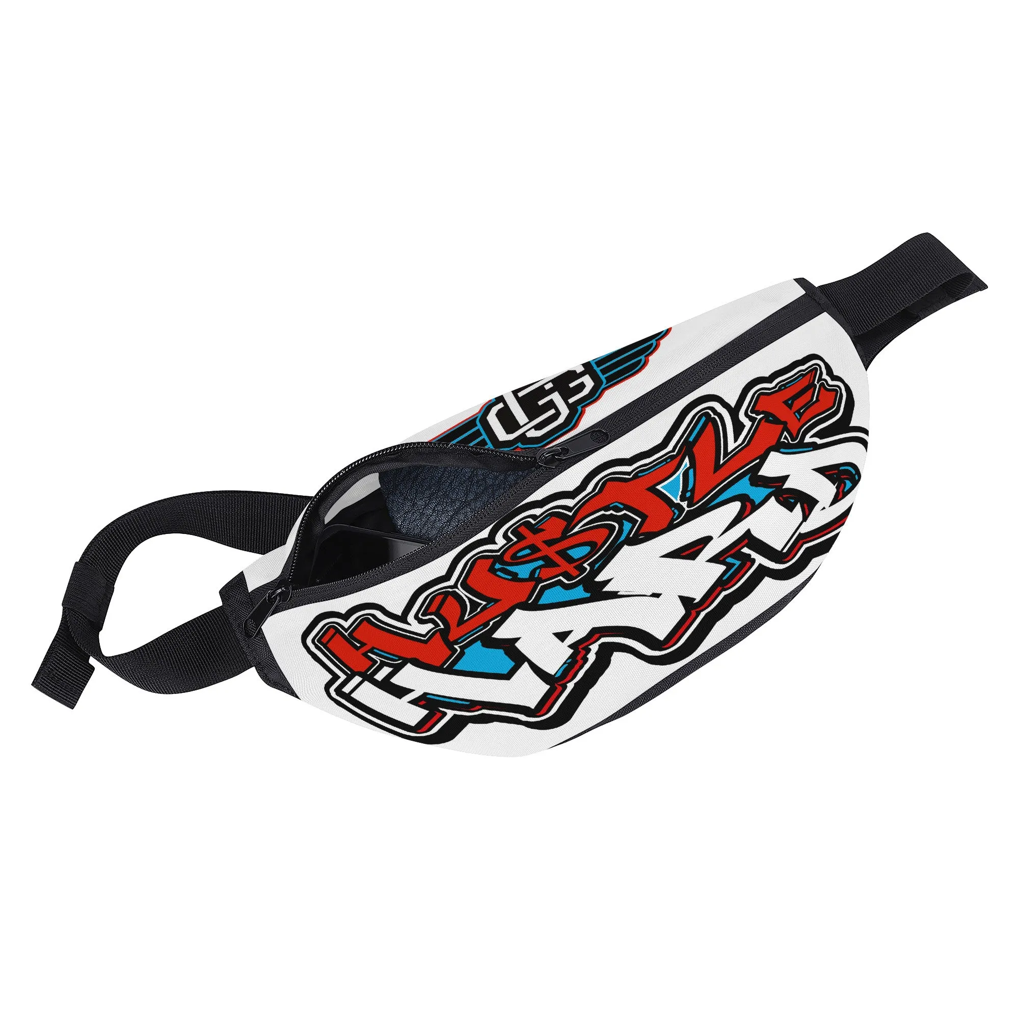 Hustle Hard Whiteout Sling Bag