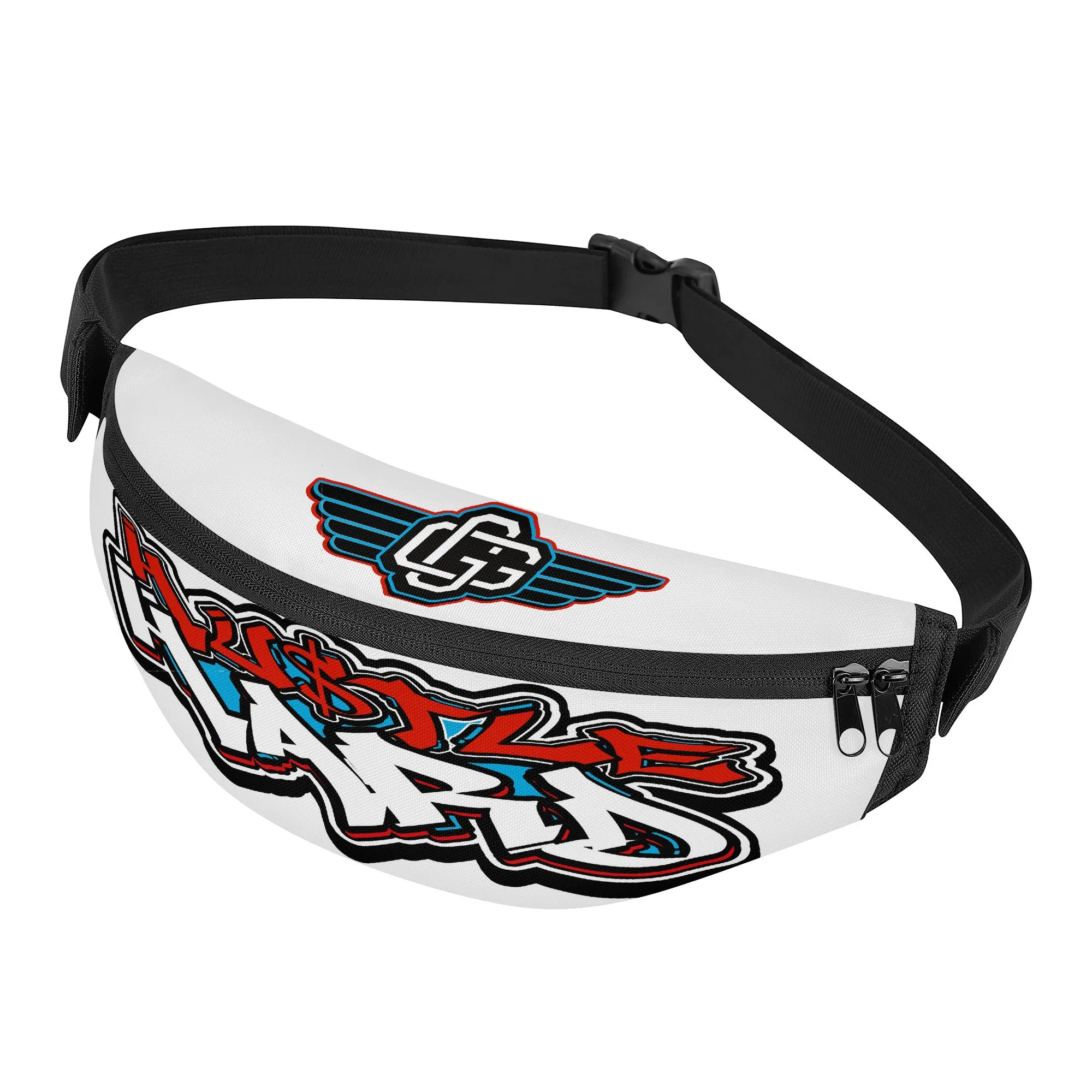 Hustle Hard Whiteout Sling Bag
