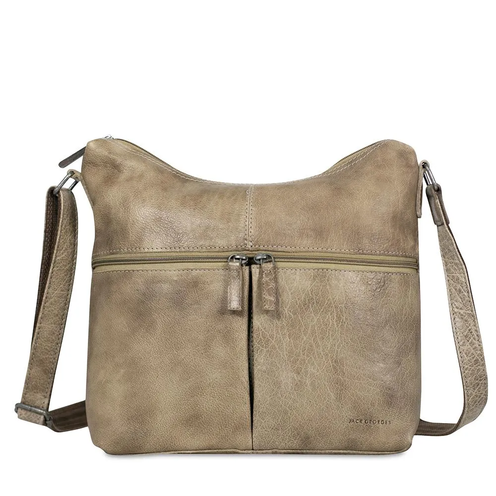 Jack Georges Buffed Uptown Hobo Bag