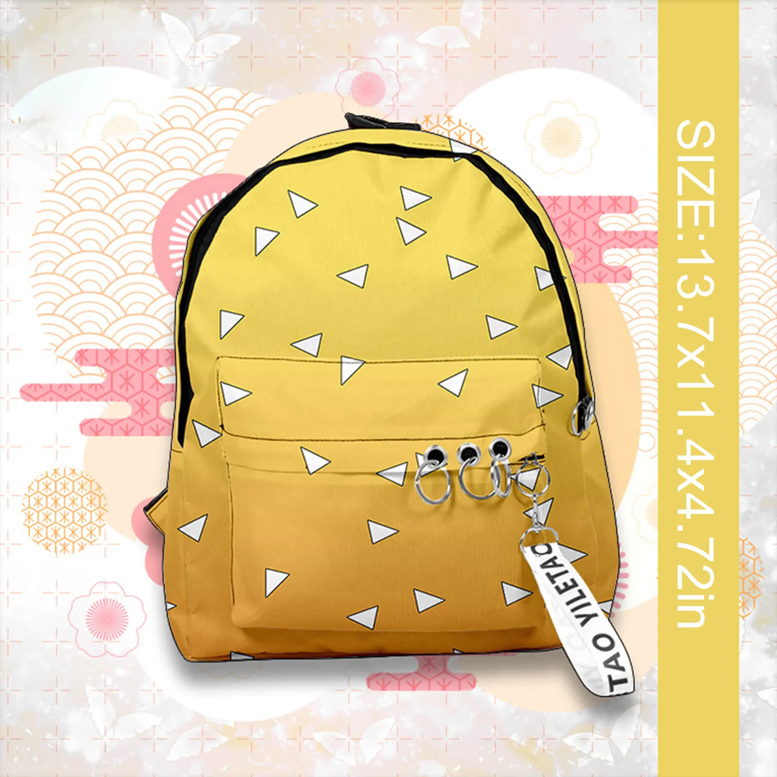 Japaness Anime Backpacks Nezuko Tanjiro Zenitsu Giyuu Backpack Travel Bags